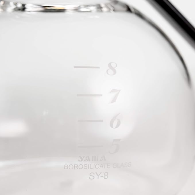 Yama Glass 8-Cup Stovetop Siphon Coffee Maker, 24 Oz Vacuum Brew, - Image 6