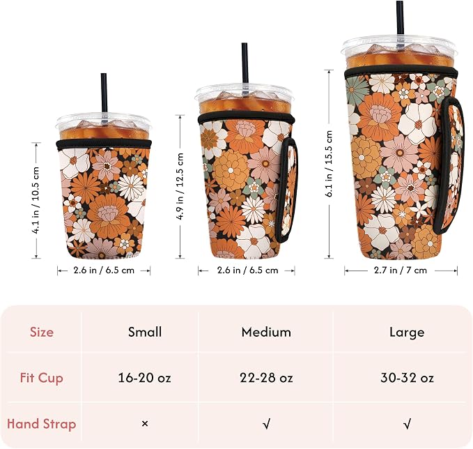Reusable Insulated Neoprene Iced Coffee Sleeve - Image 4