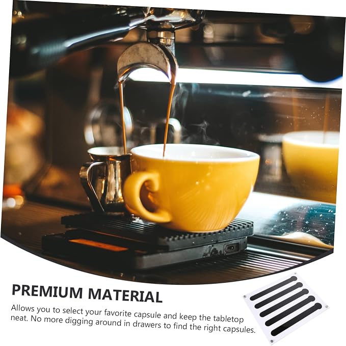 PRETYZOOM Coffee Pod Holder Capsule Storage Mount Capsule Organizer Kitchen - Image 4