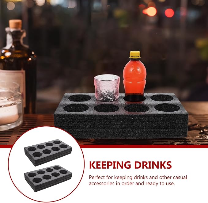 2Pcs Black 8-Cup Takeout Beverage Carrier Tray - Image 8