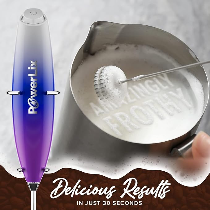 PowerLix Powerful Handheld Milk Frother - Image 7