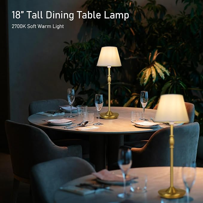 Cordless Table Lamp Portable Small LED Touch Lamp - Image 2