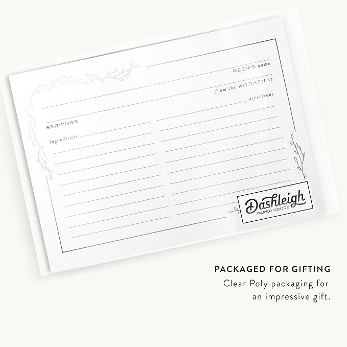 Dashleigh Silver Foil Recipe Cards - Image 4