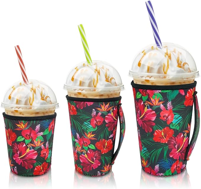 Iced Coffee Sleeve Insulator Sleeves by AJLTPA