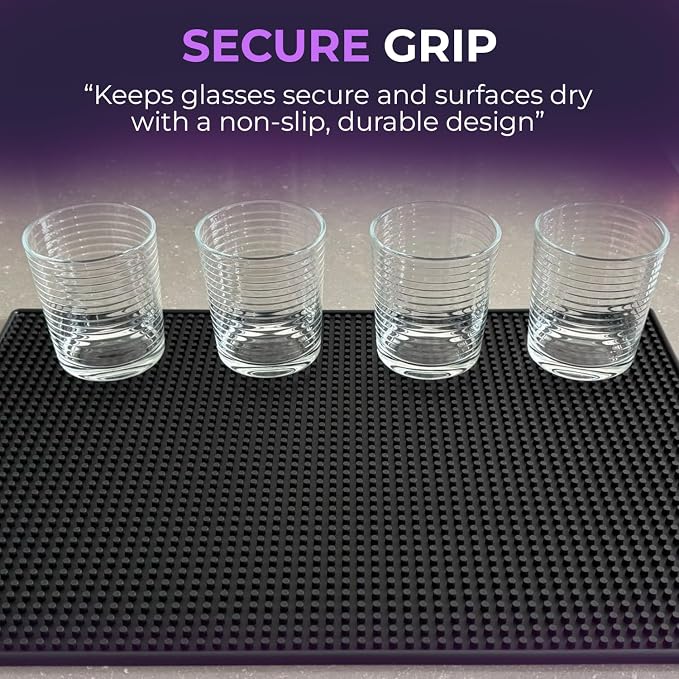 Rubber Bar Mat 18×12" Premium Countertop Mat - Image 7