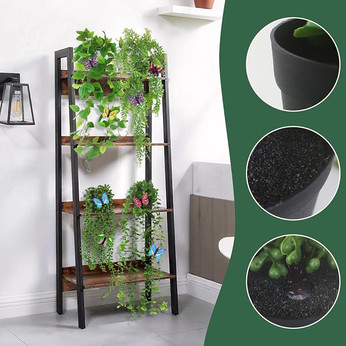 4 Pcs Artificial Hanging Plants - Image 3