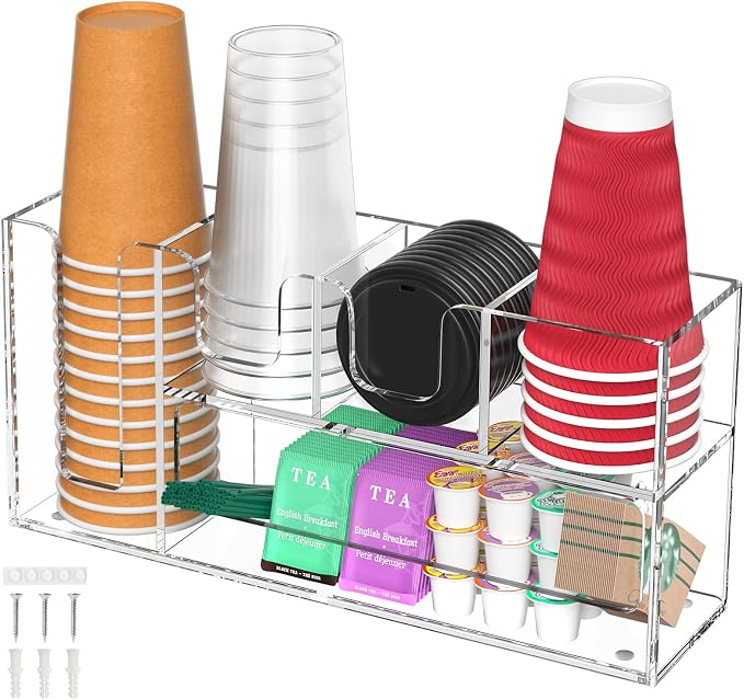 2-Tier Coffee Station Organizer by ENJOYYOURLIFE