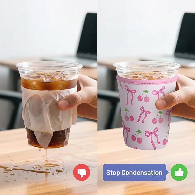 Iced Coffee Sleeve Reusable Cup Sleeves - Image 4