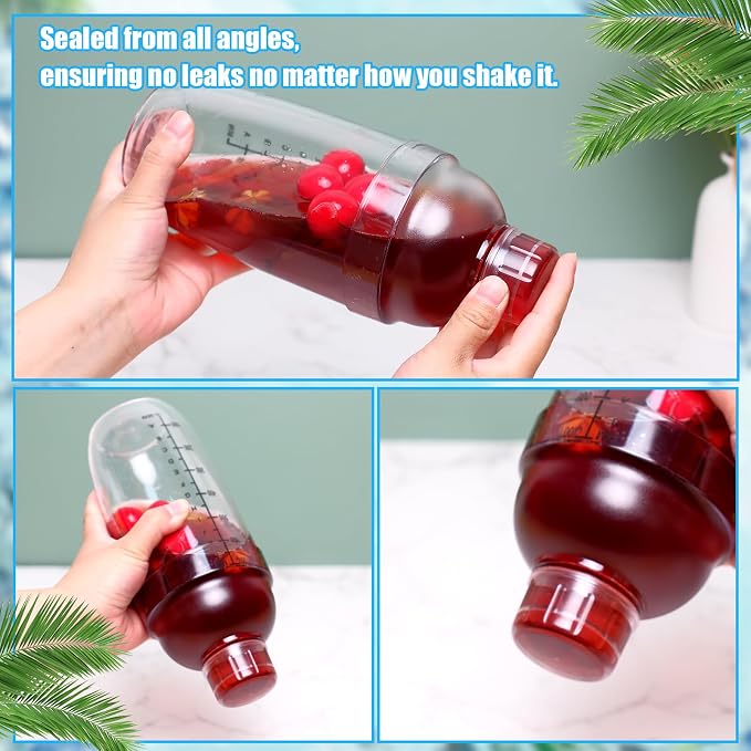 12 Pcs Plastic Cocktail Shaker - Image 4