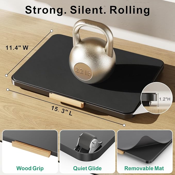 GSlife Heavy Duty Metal Appliance Slider Tray - Image 4