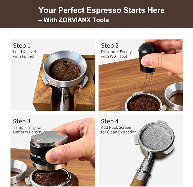 51mm Espresso Accessories Kit Fits Delonghi 51mm Espresso Machines & - Image 4