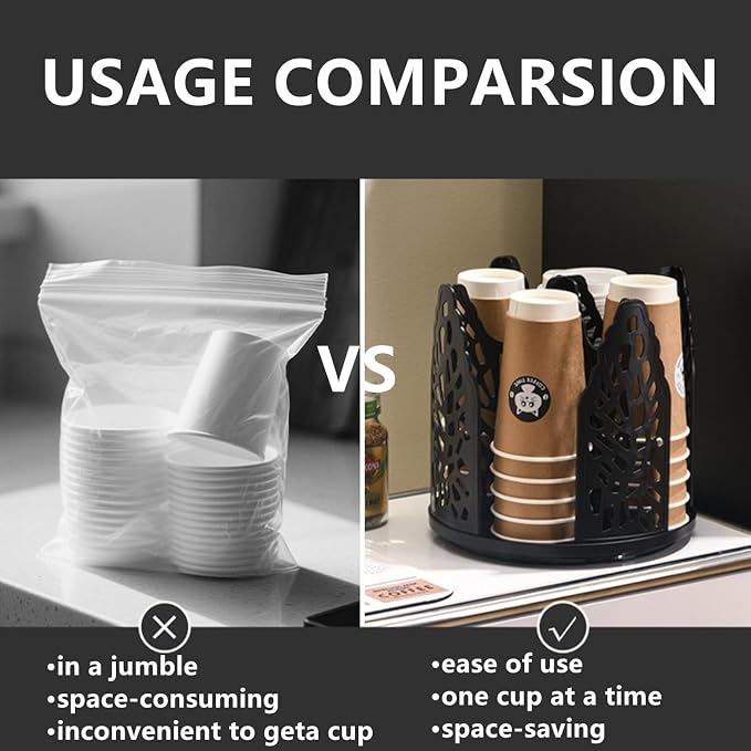 Rotating Paper Cup Dispenser Holder - Image 5
