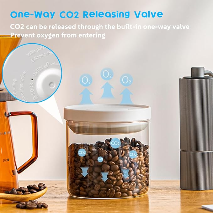 Airtight Coffee Bean Storage Canister - Image 2