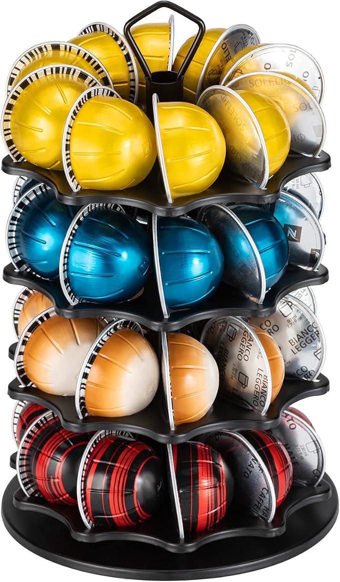 FlagShip 4 Tier Coffee Pod Holder Carousel by FlagShip