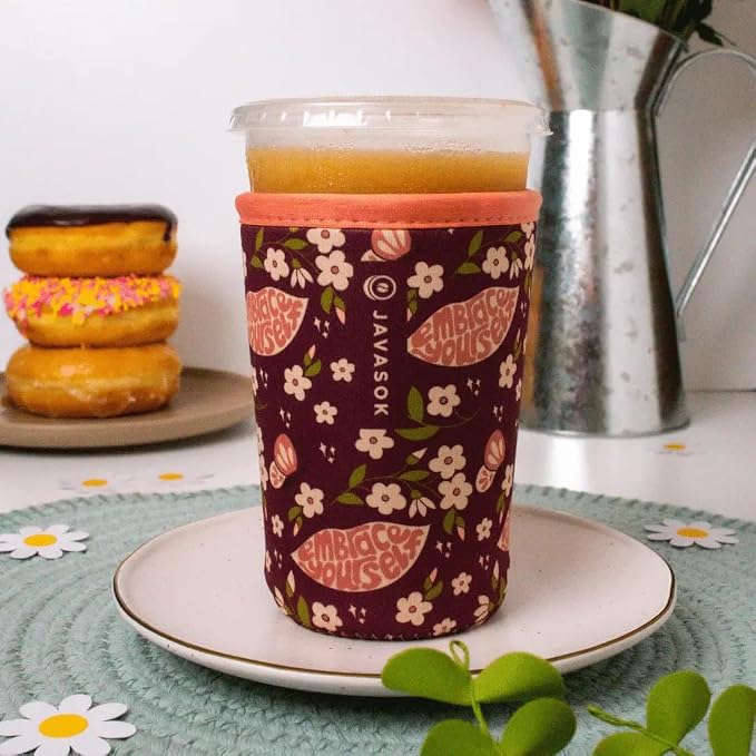 Sok It JavaSok Iced Coffee & Cold Soda Insulated Neoprene Cup Sleeve - Image 2