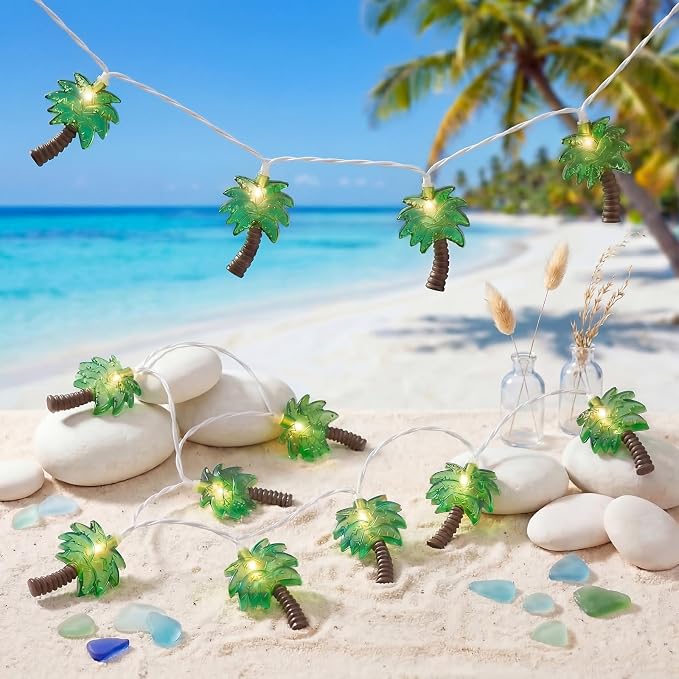 12Ft Summer Beach Hawaiian String Lights by Txcigech