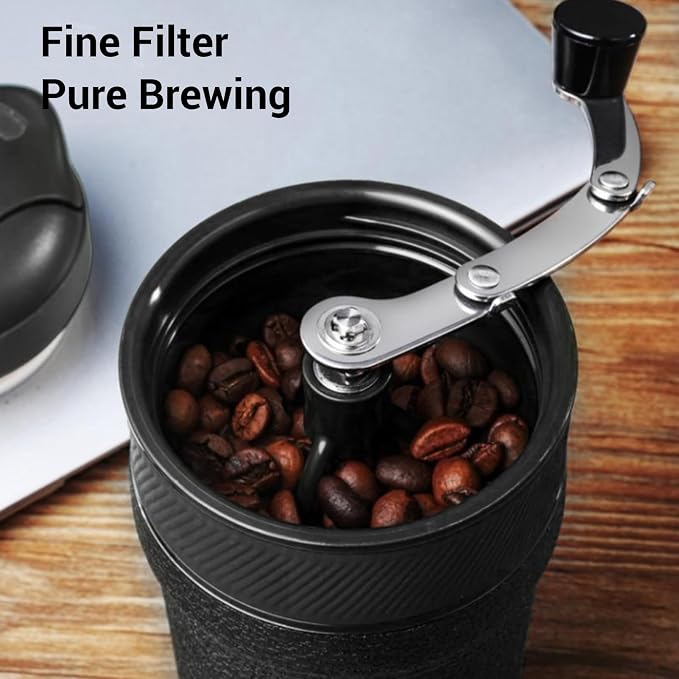 banapoy All in 1 Manual Coffee Bean Grinder, Portable Pour Over Coffee Maker - Image 3