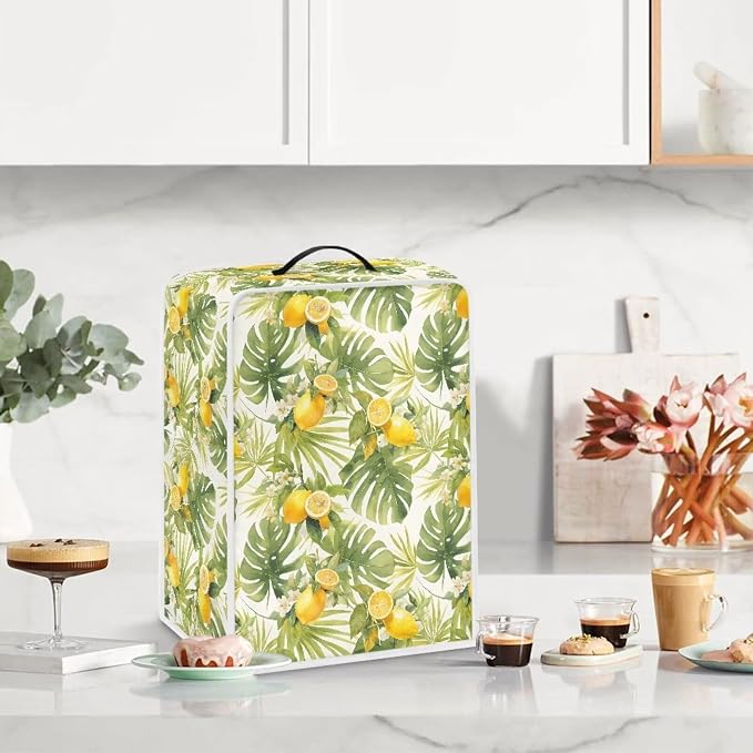 Lemon Coffee Machine Cover Heavy Duty Heat Resistant Waterproof Protective - Image 3