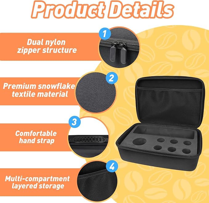 Portable Electric Espresso Machine Carrying Bag Compatible - Image 4
