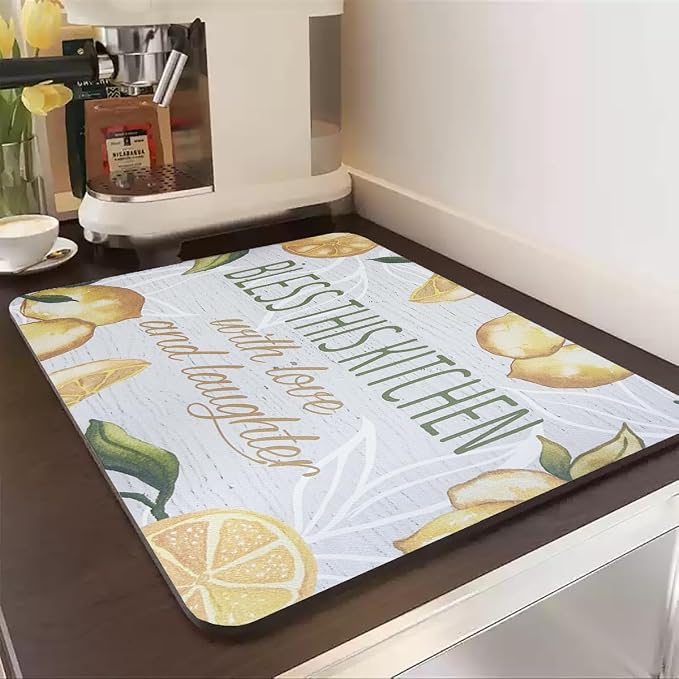 PIGCHCY Dish Drying Mat 2-Pack - Image 5