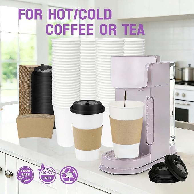 16 oz Disposable Coffee Cups - Image 2