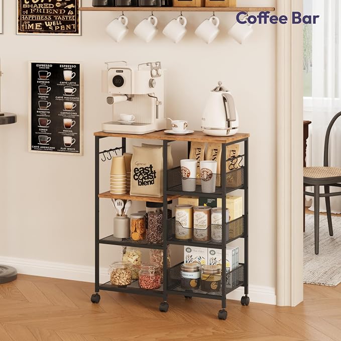 SWTYMIKI Kitchen Island Cart on Wheels - Image 3