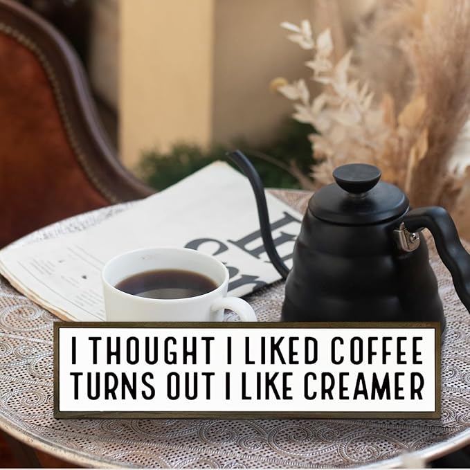Funny Coffees Decor, Rustic Coffee Station Decors, Coffees Home Decoration - Image 5