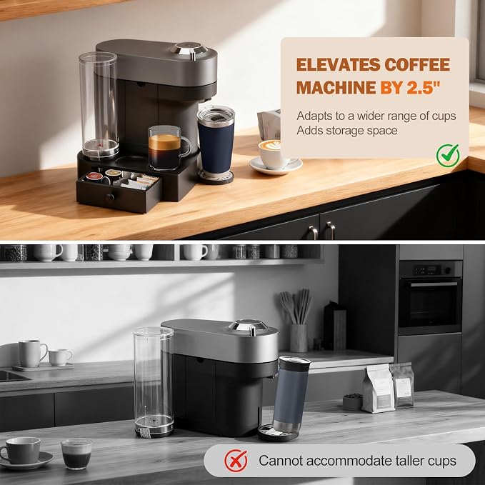 Riser Stand for Nespresso Vertuo Pop+, - Image 4