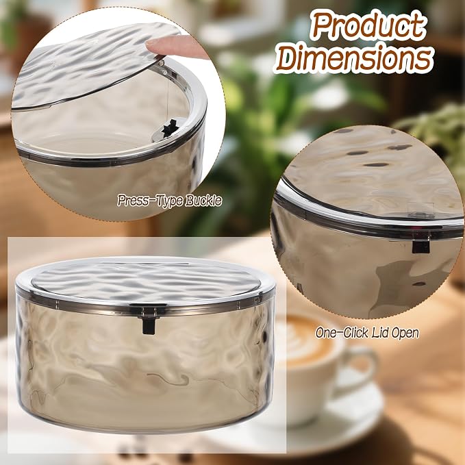 Coffee Filter Holder with Push-Button Lid - Image 2