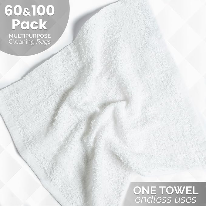 Reed&Pick Terry Bar Mop Towels Size 14"x17" – Absorbent and Durable, Cotton - Image 4