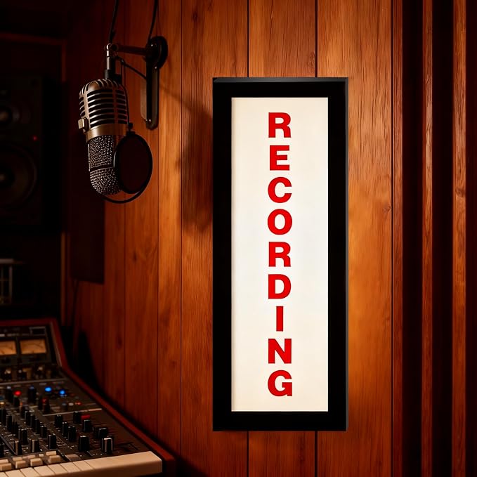 RECORDING Studio LED Light YouTube Lighting USB Powered Recording Neon Light by Unknown