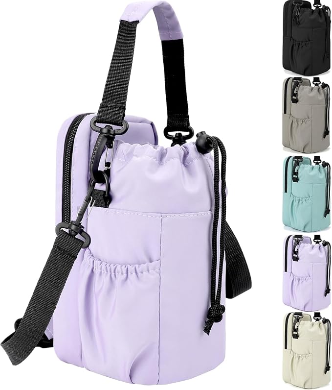 Water Bottle Holder with Strap, 32/40oz Insulation Water Bottle Carrier Bag by JRQCSJY