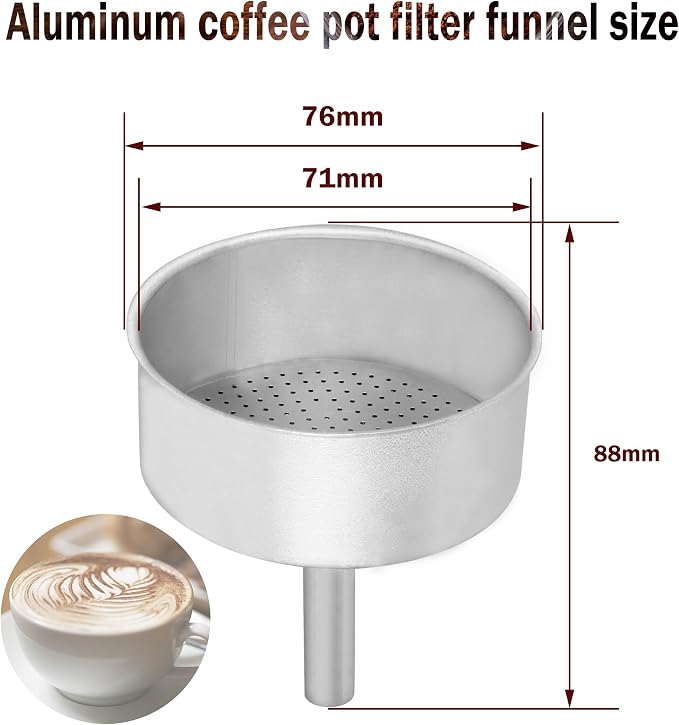 Aluminium Moka Pot Funnel Replacement - Image 2