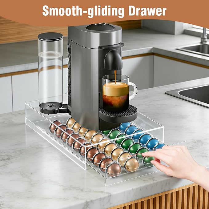 Jumyee Acrylic Coffee Pod Drawer - Image 9