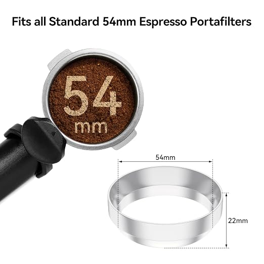 Magnetic Dosing Funnel, 54mm Dosing Funnel Aluminum Alloy, Espresso Dosing Ring - Image 2