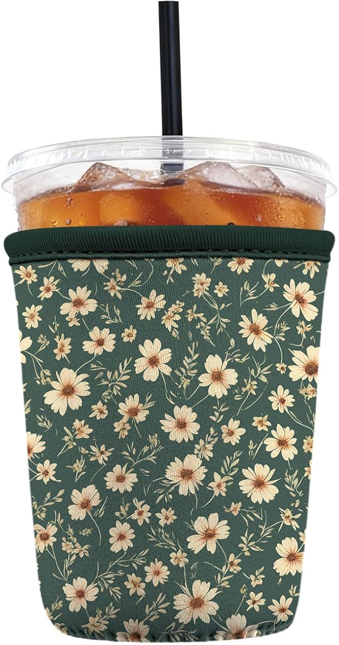 Reusable Insulated Neoprene Iced Coffee Sleeve by Cavllson