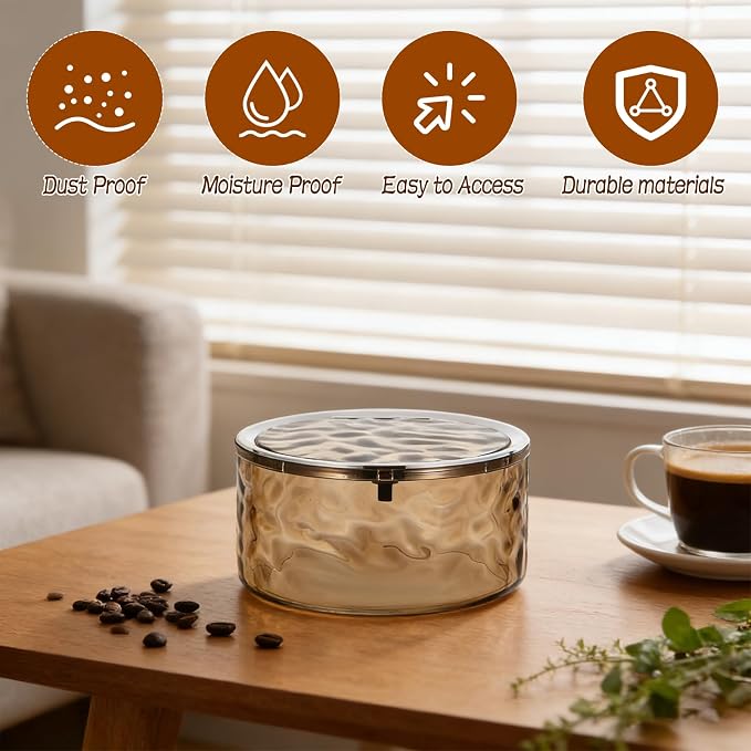 Coffee Filter Holder with Push-Button Lid - Image 7