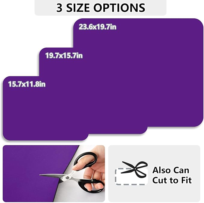 Purple Dish Drying Mat for Kitchen Counter No-slip Rubber Bottom Coffee Mat - Image 2