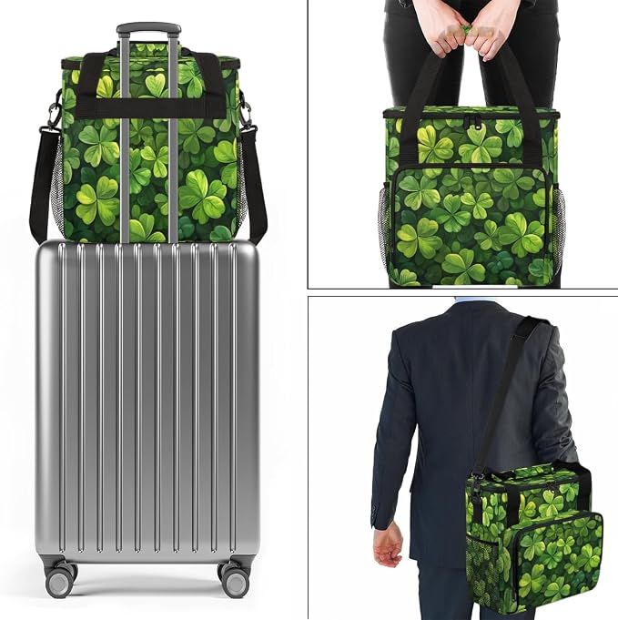 St.Patrick's Day Coffee Maker Travel Bag, Portable Storage Tote Bag - Image 7