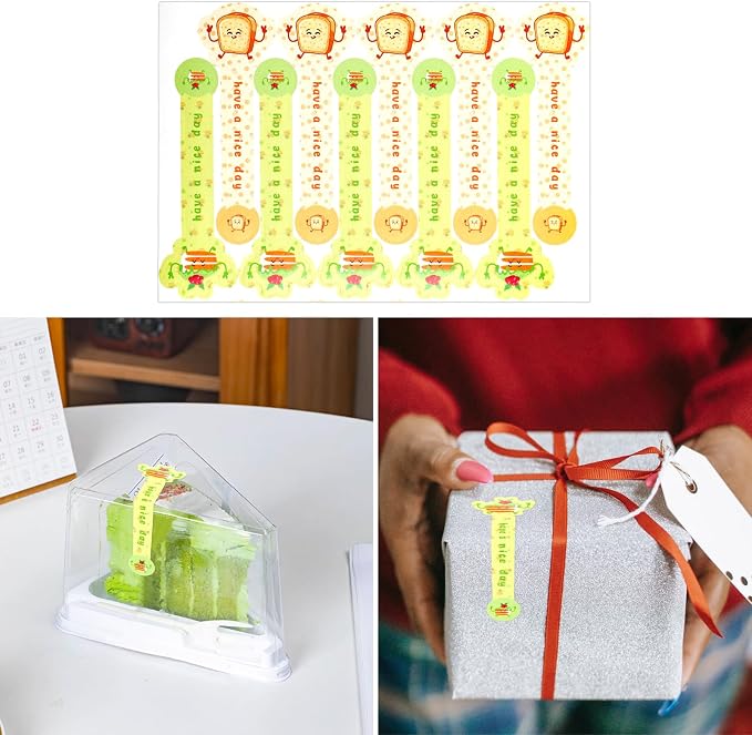 Beyonday 300pcs Handmade Lollipop Baking Stickers - Image 3
