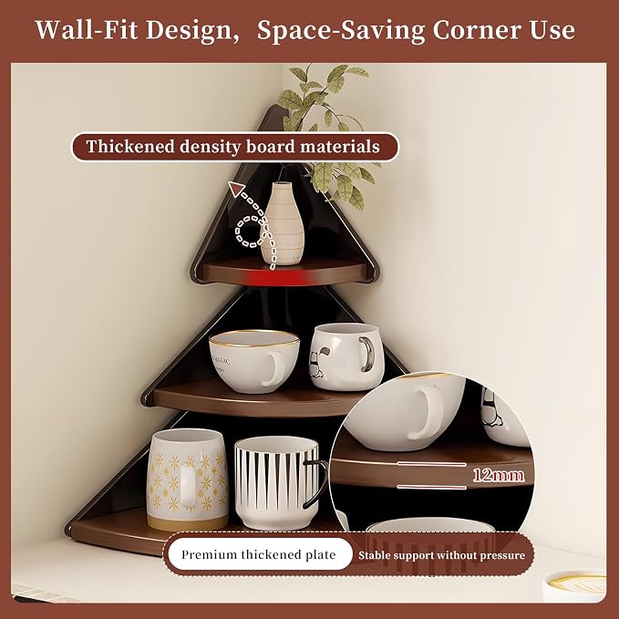 Coffee Mug Organizer Corner, Corner Coffee Mug Holder, Cup Organizer - Image 4