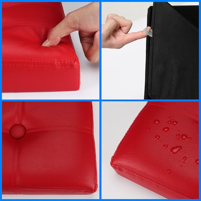 Bsketa Storage Ottoman, Folding Foot Stool - Image 4