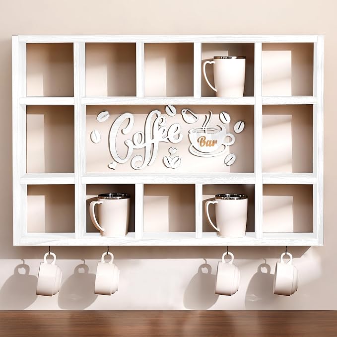 Cinnvoice Oversize Coffee Mug Display Shelf by Cinnvoice