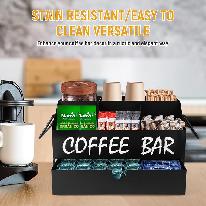 Coffee Bar Accessories Organizer - Image 4