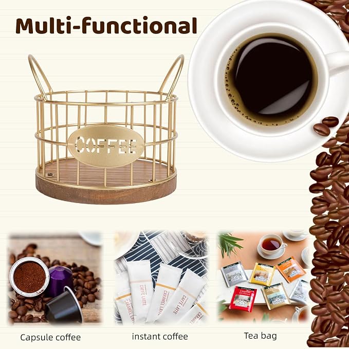 Coffee Pods Holder for Countertop, K Cup Holder Organizer, Sturdy Kcup Storage - Image 2
