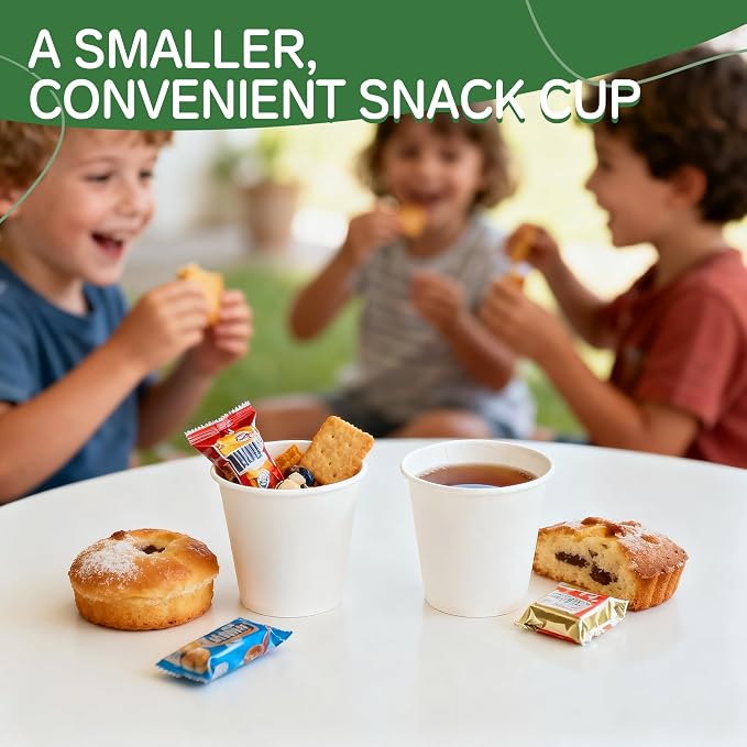 600 Pack 3 oz Paper Cups, Small Coffee Cups, Disposable Mini Bathroom Mouthwash - Image 6