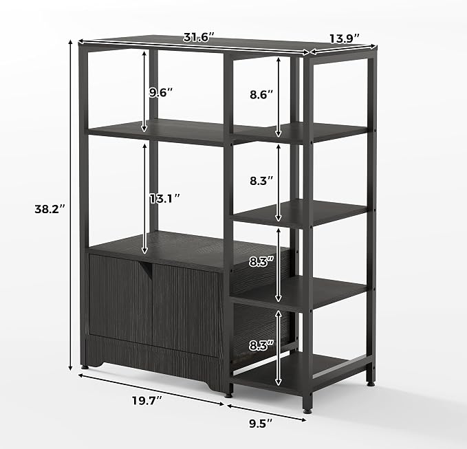 Garvee Mini Coffee Bar Cabinet - Image 2