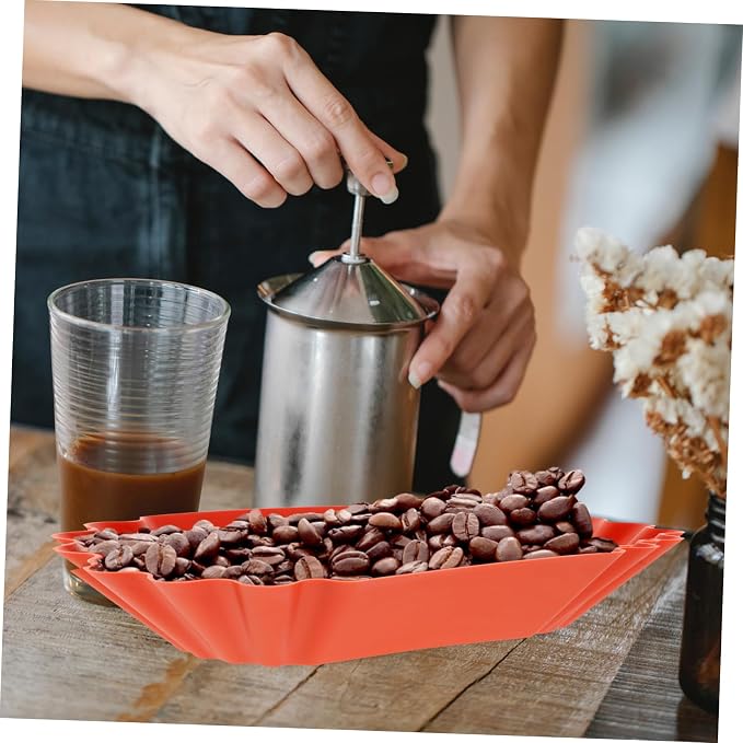 OUNONA 4Pcs Coffee Bean Display Tray Measuring Plates - Image 6