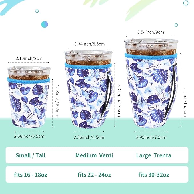 Iced Coffee Sleeve Insulator Sleeves - Image 2