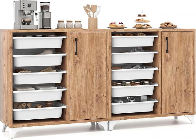Giantex Buffet Cabinet Sideboard - Image 9